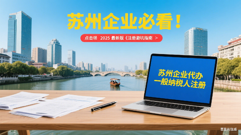 苏州企业必看！园区 / 姑苏 / 相城等 6 大区代办一般纳税人注册：材料预审 + 费用预估（含地址挂靠 / 票种核定成本），点击领 2025 最新版《注册避坑指南》！